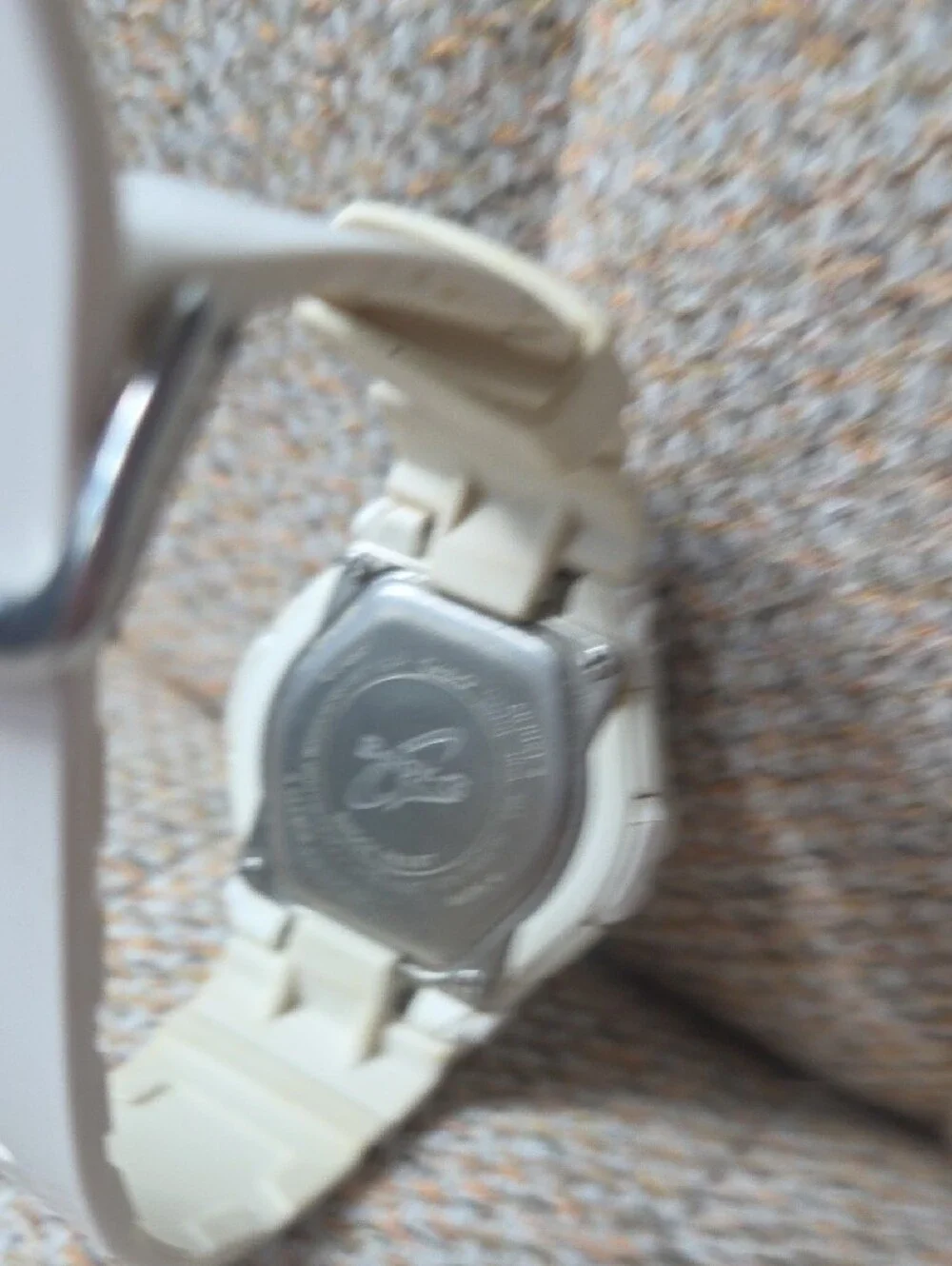 Casio Baby-G White Resin Watch with Multicolor Numeral Dial - Rare